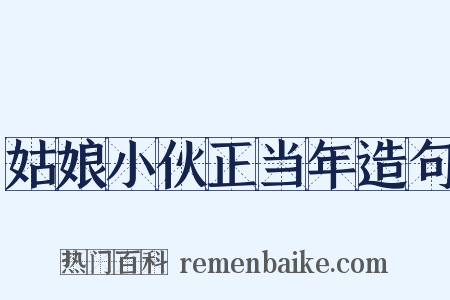 姑娘小伙正当年造句是什么意思的图片